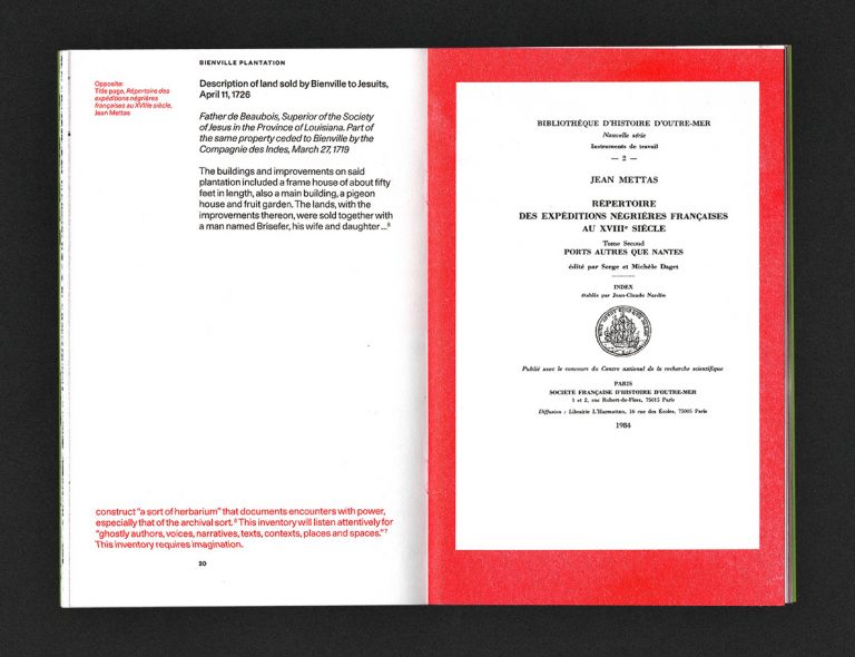 Dernière page de l'inventaire imaginaire.